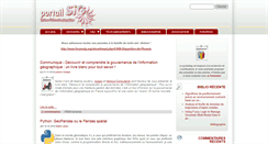 Desktop Screenshot of portailsig.org