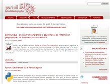 Tablet Screenshot of portailsig.org